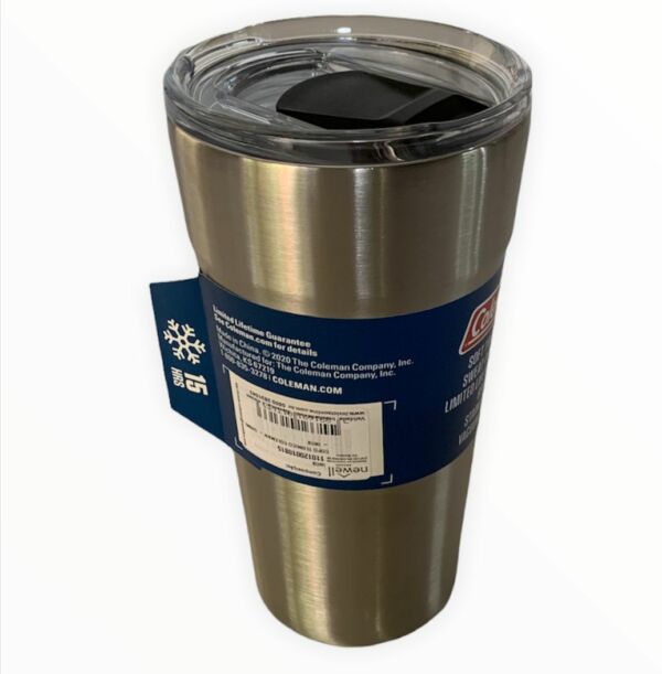 Copo Térmico Coleman com Tampa e Abridor Inox 1524 - Image 2