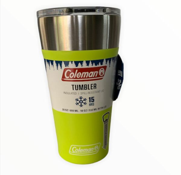 Copo Térmico Coleman com Tampa e Abridor Light Green 1525