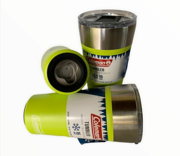 Copo Térmico Coleman com Tampa e Abridor Light Green 1525 - Image 3